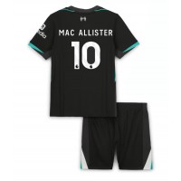 Echipament fotbal Liverpool Alexis Mac Allister #10 Tricou Deplasare 2024-25 pentru copii maneca scurta (+ Pantaloni scurti)